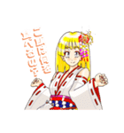 頑張る巫女お姉さん16（個別スタンプ：6）