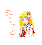 頑張る巫女お姉さん16（個別スタンプ：11）