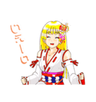 頑張る巫女お姉さん16（個別スタンプ：18）