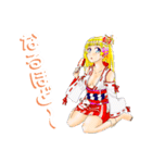 頑張る巫女お姉さん16（個別スタンプ：21）