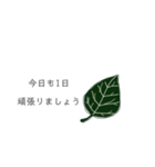 ボタニカル②丁寧な挨拶や会話（個別スタンプ：21）