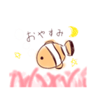 かわいいクマノミのLINEスタンプ（個別スタンプ：3）