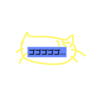 文字猫です！（個別スタンプ：4）