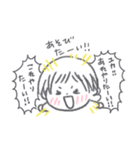 ハッピーゆかちゃん（個別スタンプ：3）