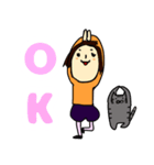 ねことヨガと私（個別スタンプ：3）