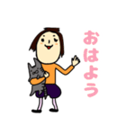 ねことヨガと私（個別スタンプ：8）