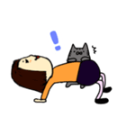 ねことヨガと私（個別スタンプ：14）