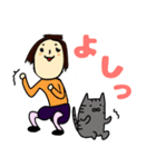 ねことヨガと私（個別スタンプ：23）