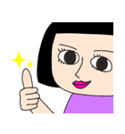 おかっぱのみーこ（個別スタンプ：12）