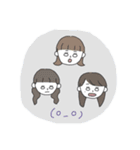 愉快な3人の日常（個別スタンプ：35）