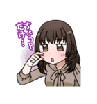 好きな人に送る♡かわいい女の子のスタンプ（個別スタンプ：19）