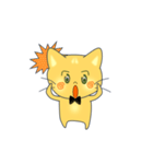 ねこまるぴょん（黄色い猫）の動くスタンプ（個別スタンプ：21）