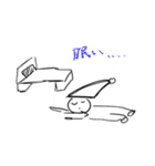 絵ベタスタンプver.2（個別スタンプ：7）