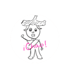 絵ベタスタンプver.2（個別スタンプ：18）