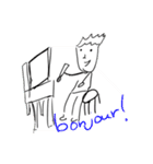 絵ベタスタンプver.2（個別スタンプ：21）