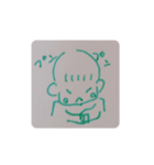 男の子・女の子の癒やされスタンプ（個別スタンプ：1）