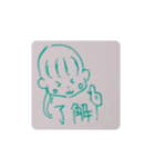 男の子・女の子の癒やされスタンプ（個別スタンプ：7）