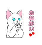 MIYOのネコさん(ちびシロ猫さん)（個別スタンプ：14）