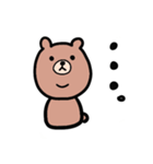 シンプルに使えるくまスタンプ（個別スタンプ：2）