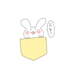 ポケットうさぎぽけ丸（個別スタンプ：15）