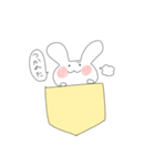 ポケットうさぎぽけ丸（個別スタンプ：21）