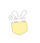 ポケットうさぎぽけ丸（個別スタンプ：24）