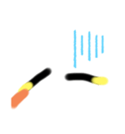 筆スタンプ【何かスタンプ】（個別スタンプ：4）
