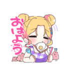 きらきらかわいいおんなのこたち（個別スタンプ：1）