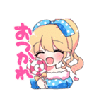 きらきらかわいいおんなのこたち（個別スタンプ：4）