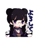 きらきらかわいいおんなのこたち（個別スタンプ：5）