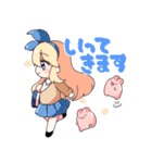 きらきらかわいいおんなのこたち（個別スタンプ：7）