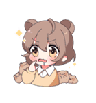 きらきらかわいいおんなのこたち（個別スタンプ：12）