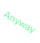 Anyway の極み(40個入り)（個別スタンプ：21）