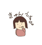 1番使える女の子のスタンプ（個別スタンプ：16）
