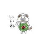 おにぎりいぬのスタンプ（個別スタンプ：1）