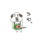 おにぎりいぬのスタンプ（個別スタンプ：12）