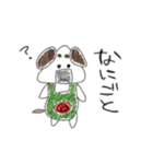 おにぎりいぬのスタンプ（個別スタンプ：14）