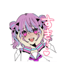 叶と夜魅（個別スタンプ：3）