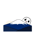 気高き文鳥ばーぶ雪さん りずみっく（個別スタンプ：7）
