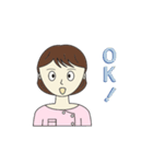 鍼灸師・マッサージ師・看護師(女性)（個別スタンプ：16）