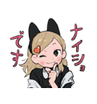 ネコミミちゃんとハチワレ2（個別スタンプ：7）