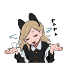 ネコミミちゃんとハチワレ2（個別スタンプ：9）