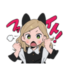 ネコミミちゃんとハチワレ2（個別スタンプ：17）
