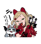 ネコミミちゃんとハチワレ2（個別スタンプ：22）