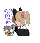 ネコミミちゃんとハチワレ2（個別スタンプ：34）