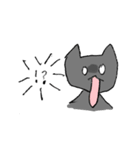 かわいいくろねこさん（個別スタンプ：14）