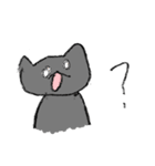 かわいいくろねこさん（個別スタンプ：23）