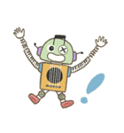 音楽大好きロボット ギターとピアノが好き（個別スタンプ：23）