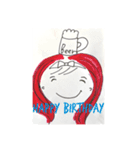 カラフルなお誕生日（個別スタンプ：8）