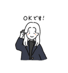れいぎ正しい女の子たち（個別スタンプ：4）